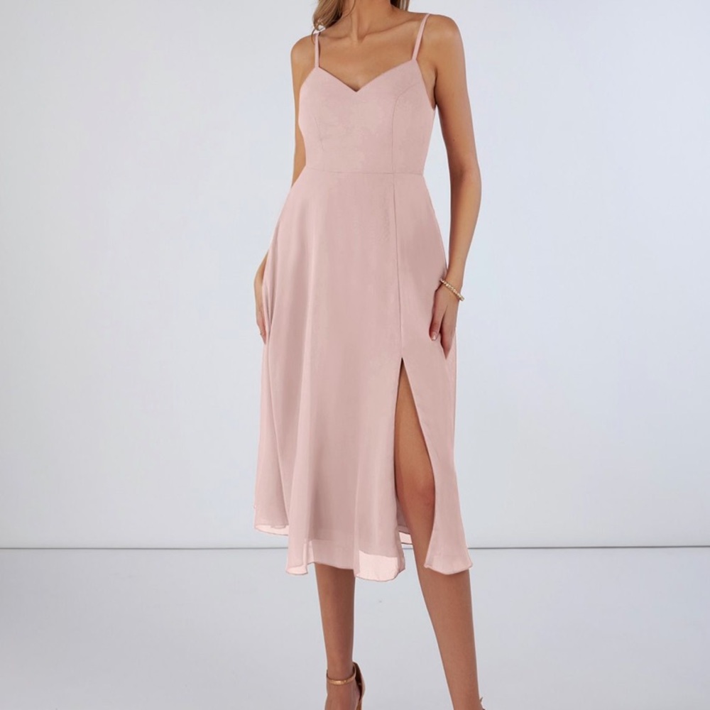 Azazie Clarissa Midi Bridesmaid Dress